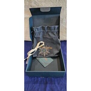 Crystal Christmas Tree Ornament Mini Snowflake Hanging xmas Decoration Waterford